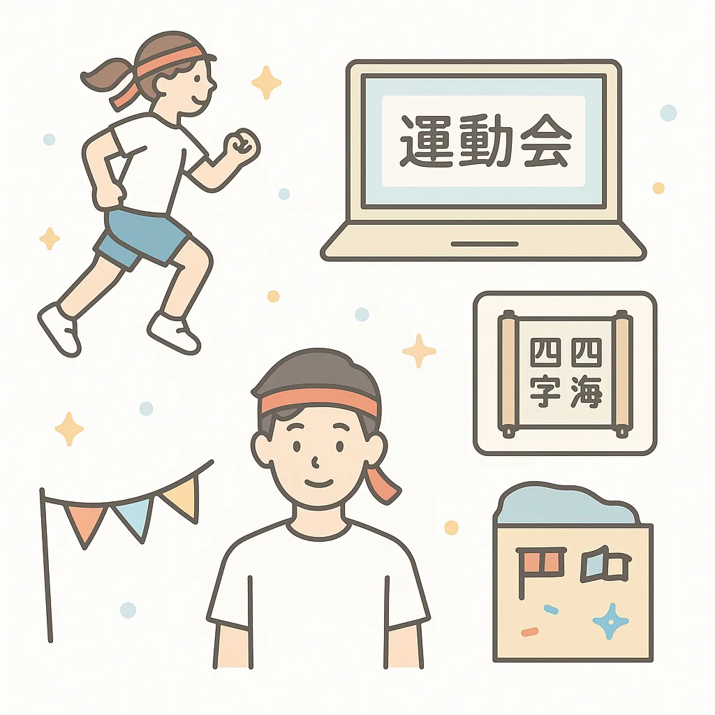 運動会 スローガン 四字熟語 かっこいい